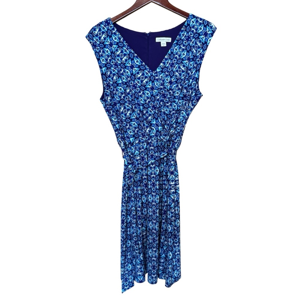 Coldwater Creek Vibrant Blue Midi Dress